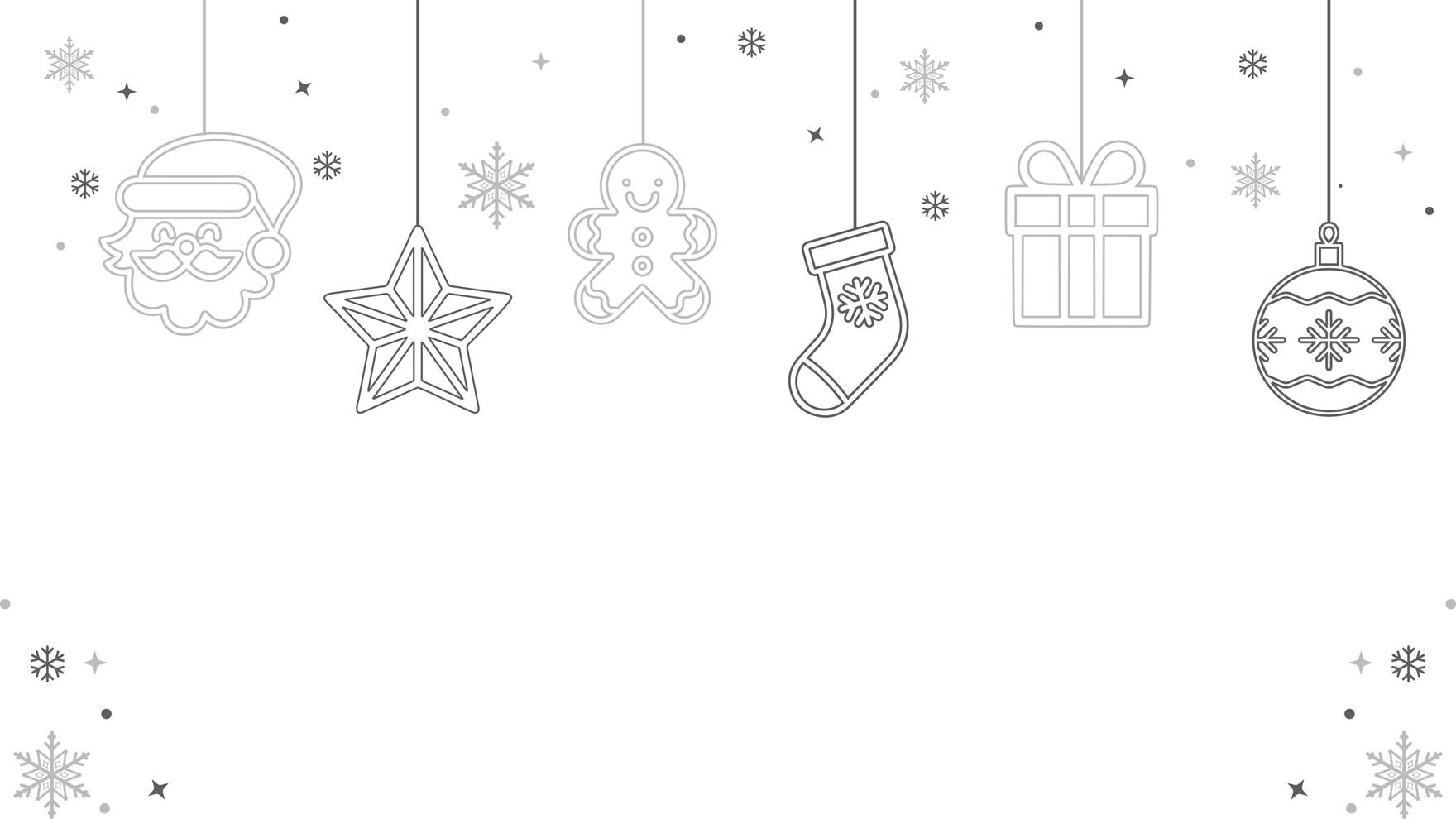 Christmas White Background - EPS, Illustrator, JPG, PNG, SVG 