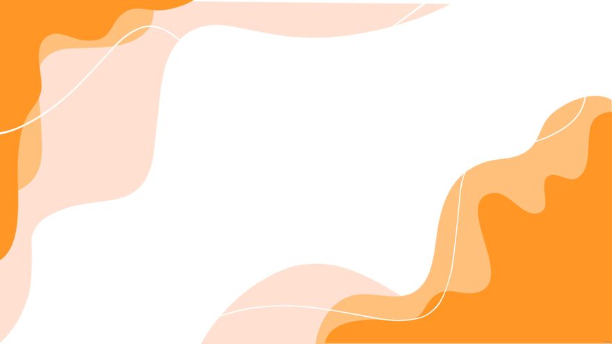 Orange White Background