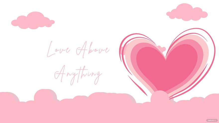 Pink Heart Wallpaper in JPG