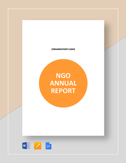 Annual Report Template Word Free Download