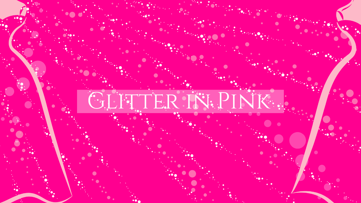 Pink Glitter Wallpaper Template