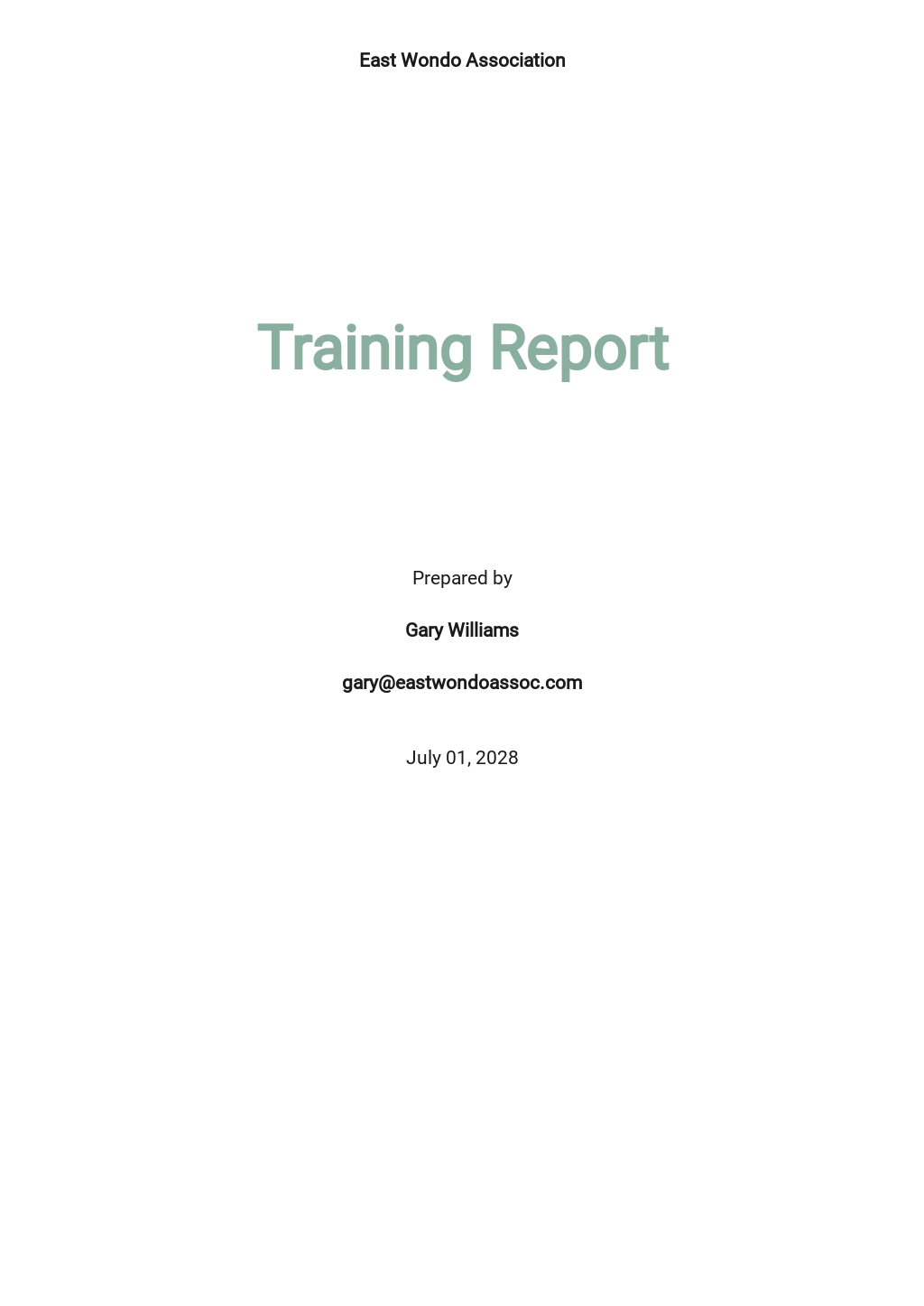 11  FREE Training Report Templates Edit Download Template net