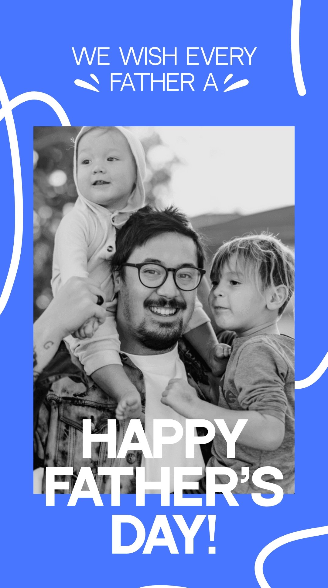 Father's Day Wishes Whatsapp Status Template