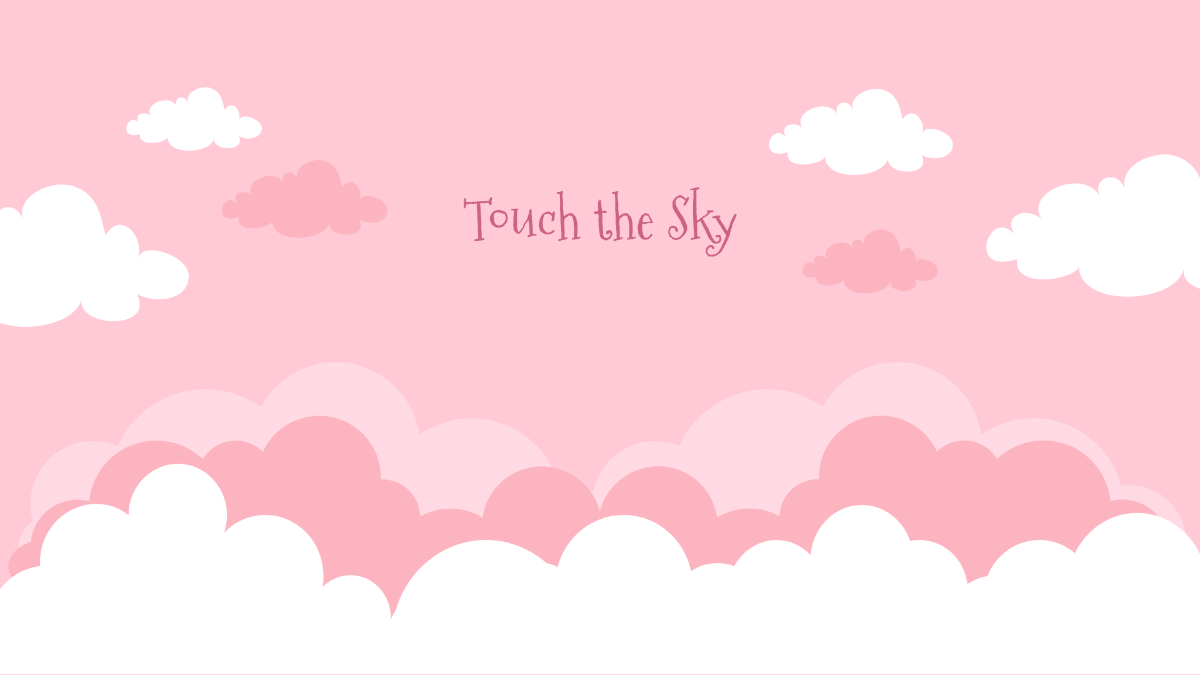 Pink Sky Wallpaper Template