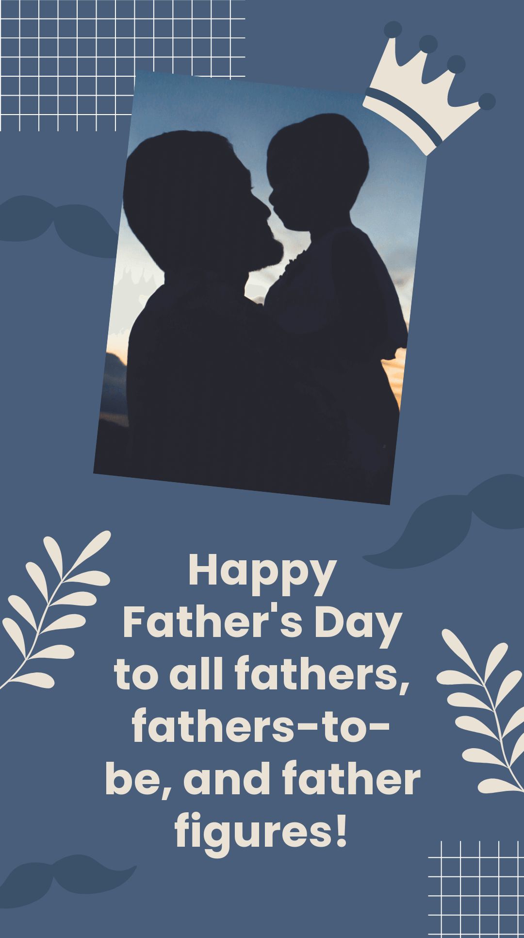 Father's Day Greetings Whatsapp Status Template