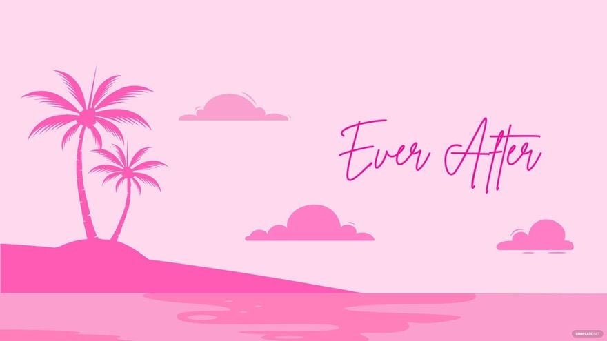 Free Pink Beach Wallpaper