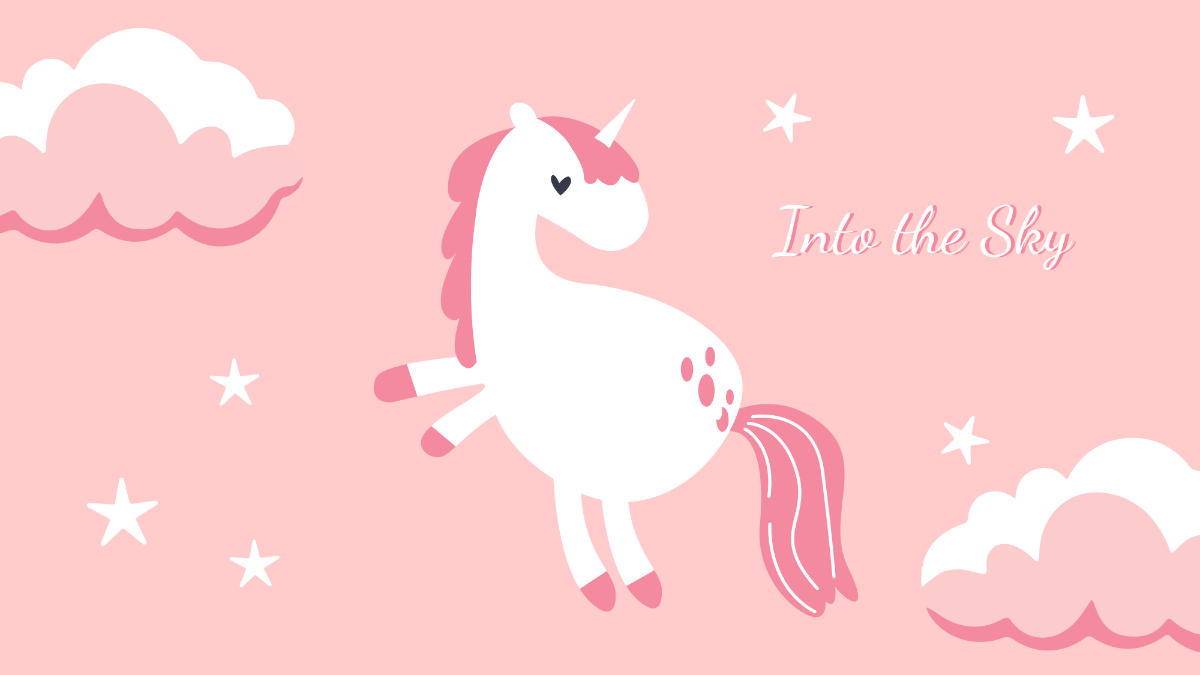 Pink Unicorn Wallpaper