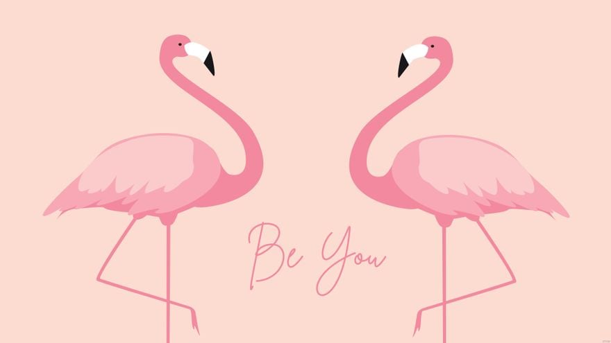 Premium AI Image  Pink flamingo wallpapers that are free for your desktop