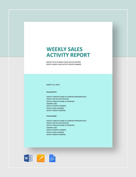 weekly-sales-activity-report