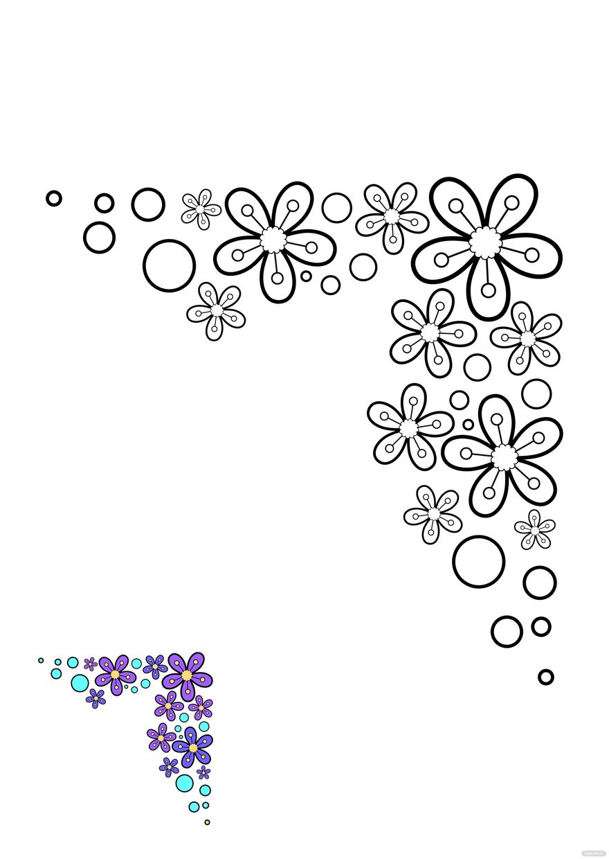 FREE Border Coloring Page Templates: Edit Online & Download