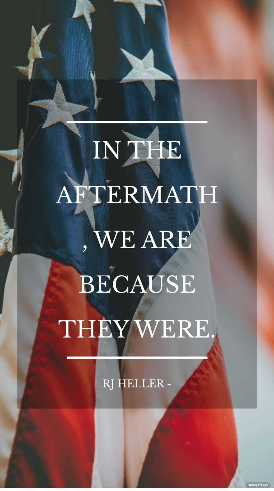 RJ Heller - In the aftermath, we are because they were. in JPG