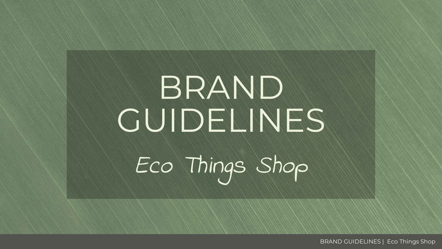 Free Product Brand Guideline Template