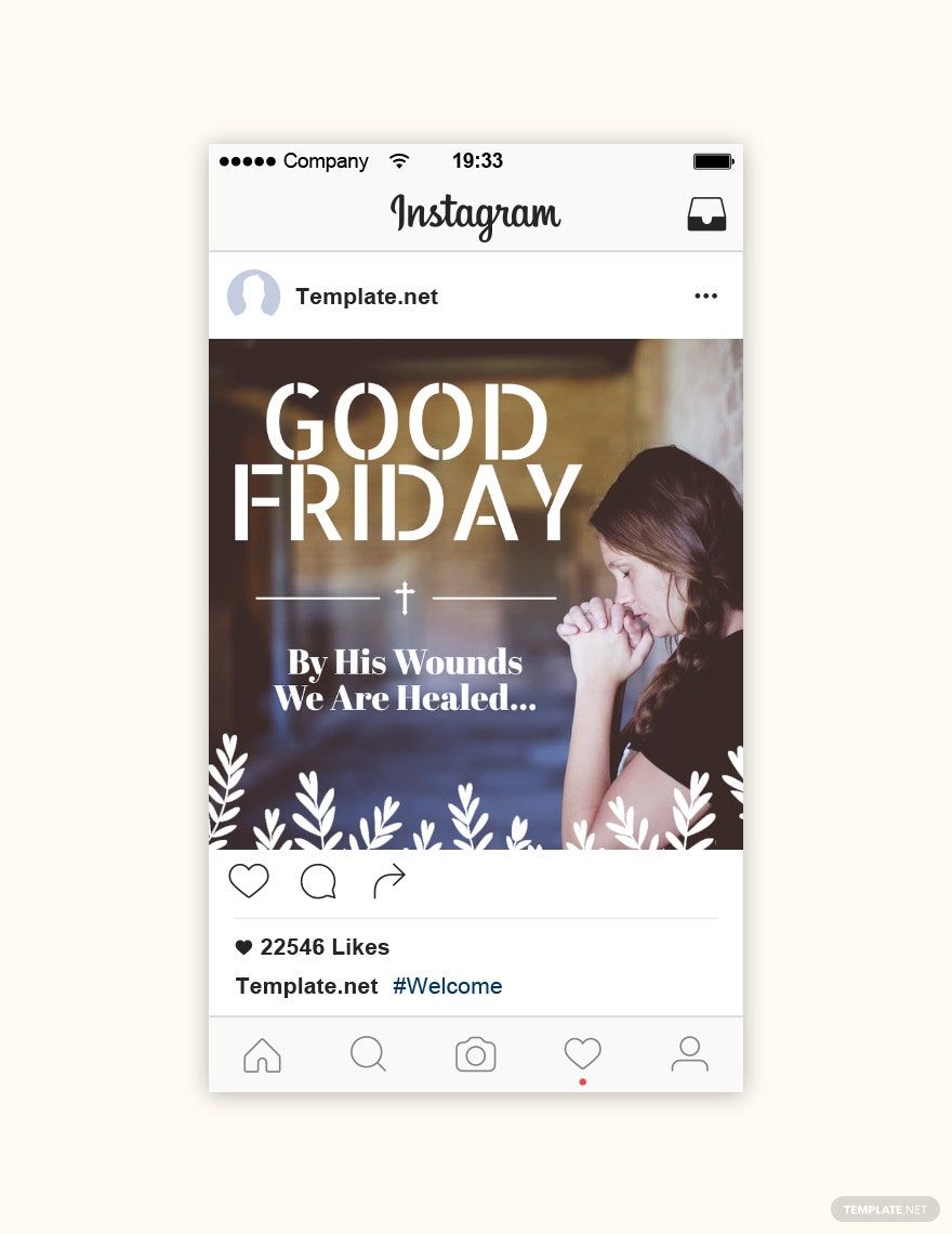 Good Friday Instagram Post Template