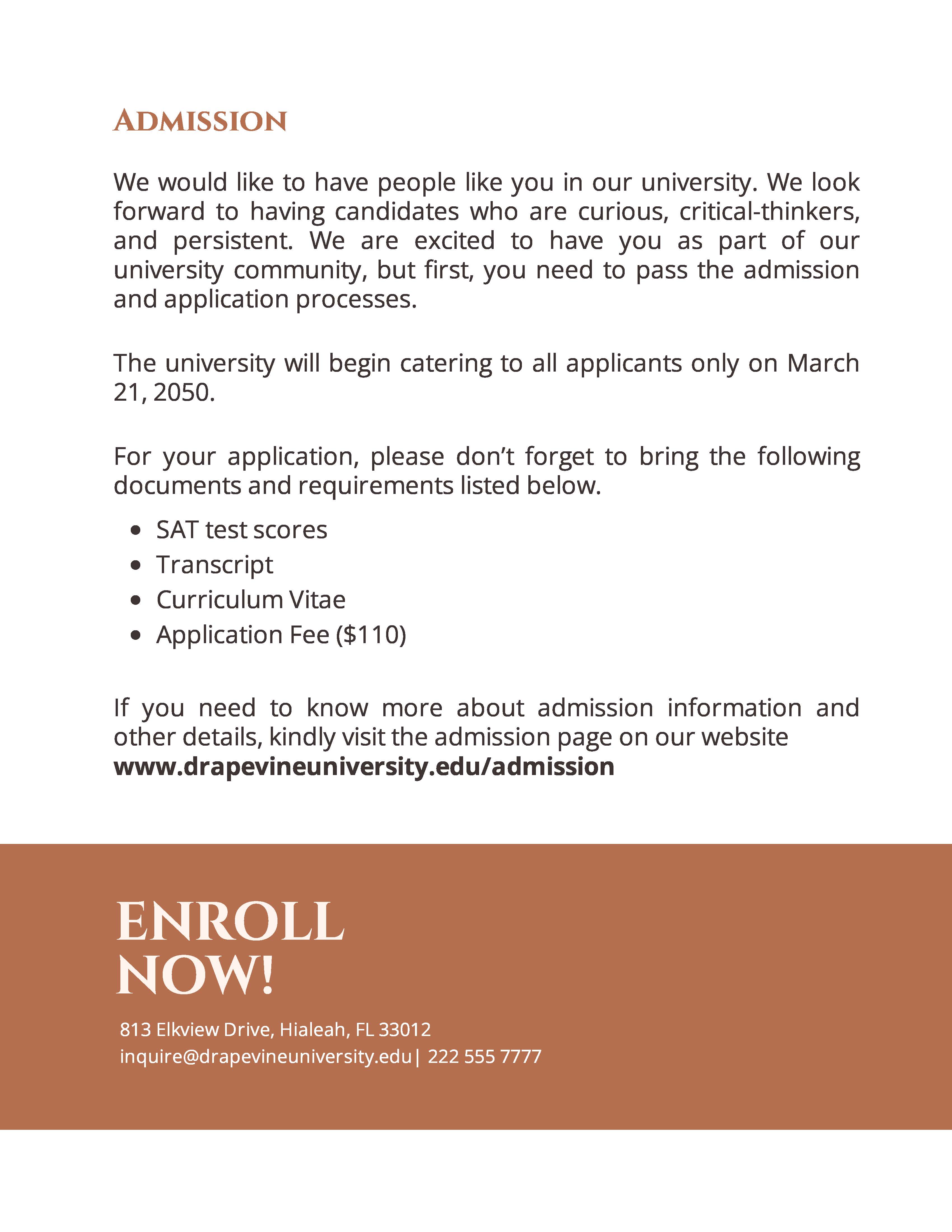 Free University Prospectus Template to Edit Online Free University Prospectus Template to Edit Online