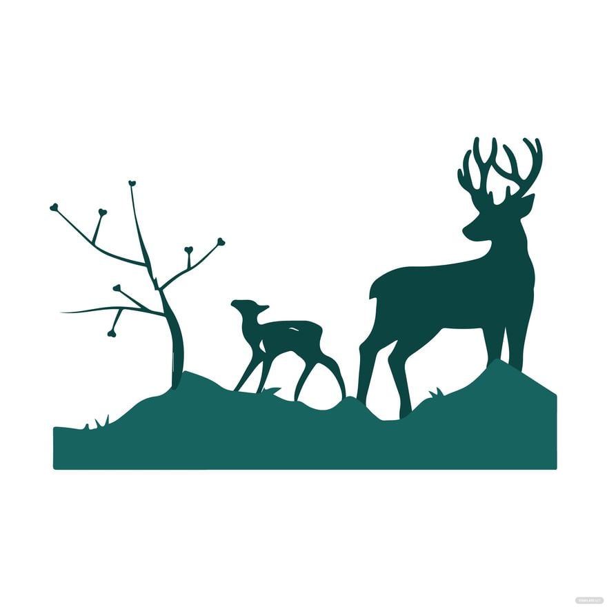 Forest Deer Clipart