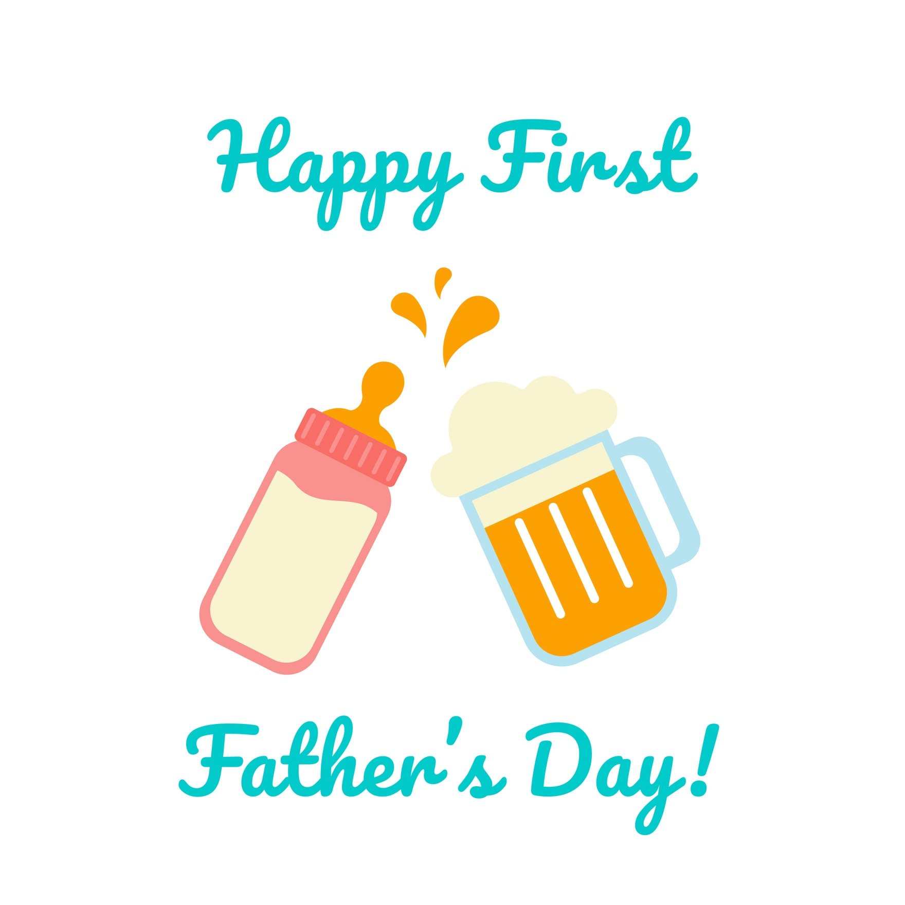 Free Black Happy Father's Day Gif in Illustrator, EPS, SVG, JPG, GIF, PNG, After Effects
