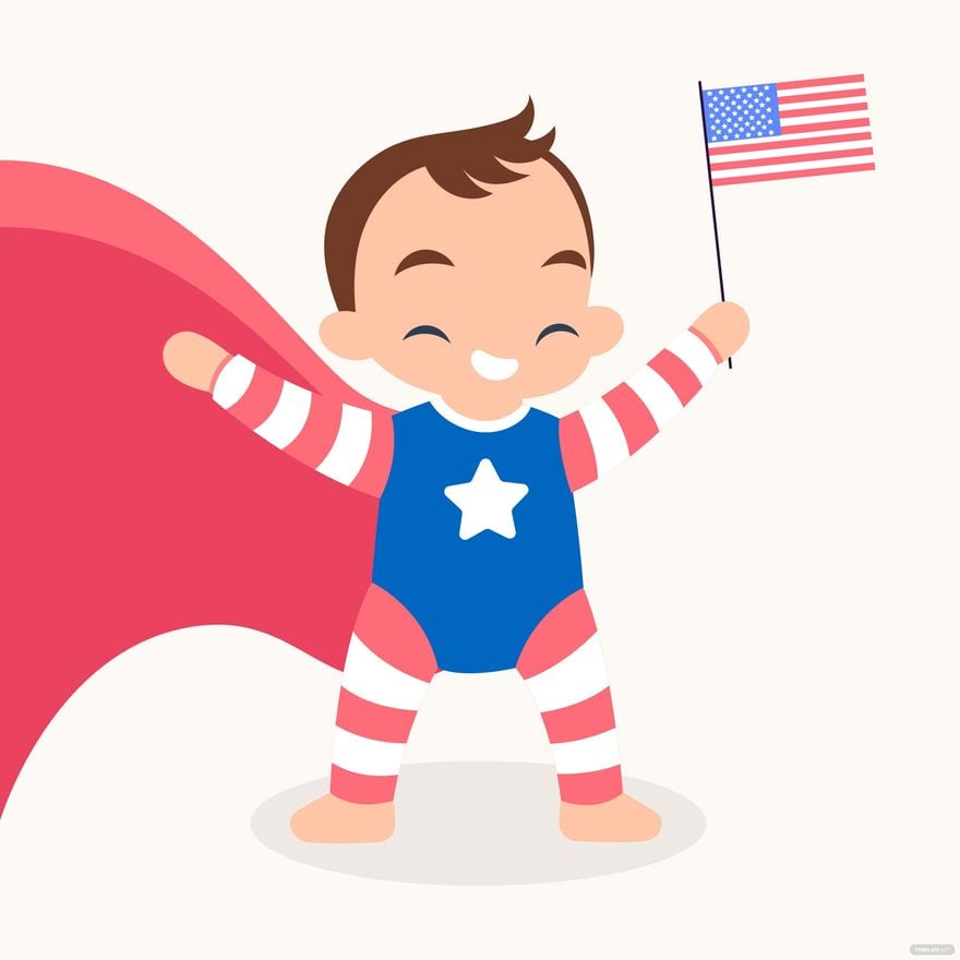 Free Cute Memorial Day Clipart in Illustrator, EPS, SVG, JPG, PNG