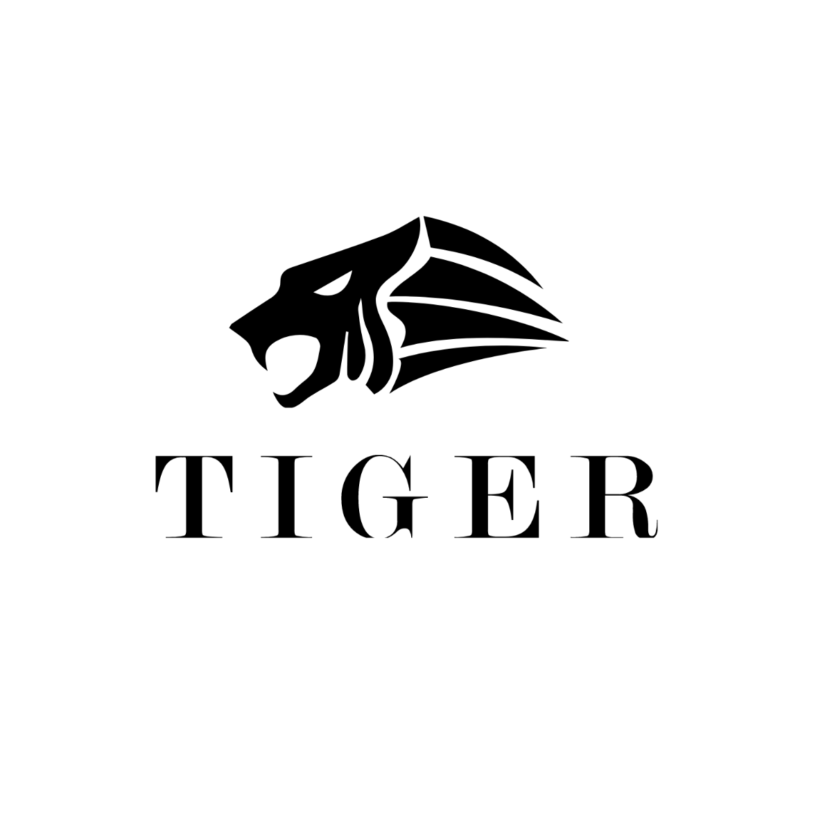 Tiger Icon Clipart Template