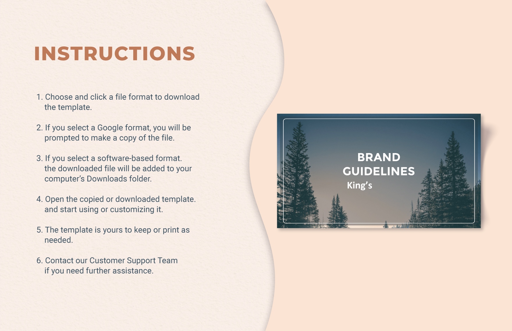 Business Brand Guidelines Template