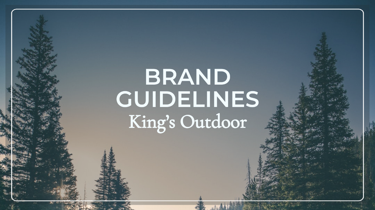 Business Brand Guidelines Template