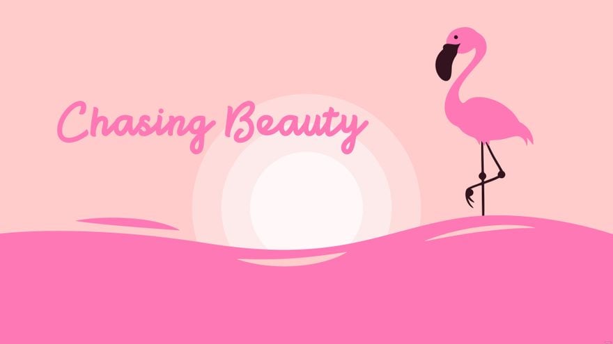 Preppy Wallpaper Flamingo in JPG