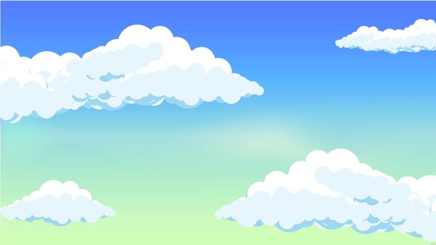 Anime Sky Background - EPS, Illustrator, JPG, PNG, SVG 