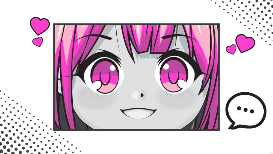 Free Anime Dark Pink Background in Illustrator, EPS, SVG, JPG, PNG