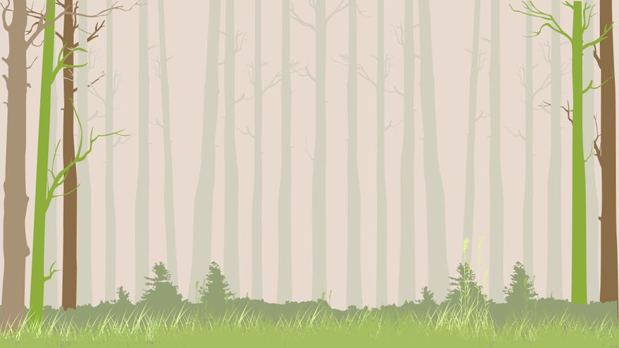 Anime Forest Background - EPS, Illustrator, JPG, PNG, SVG 