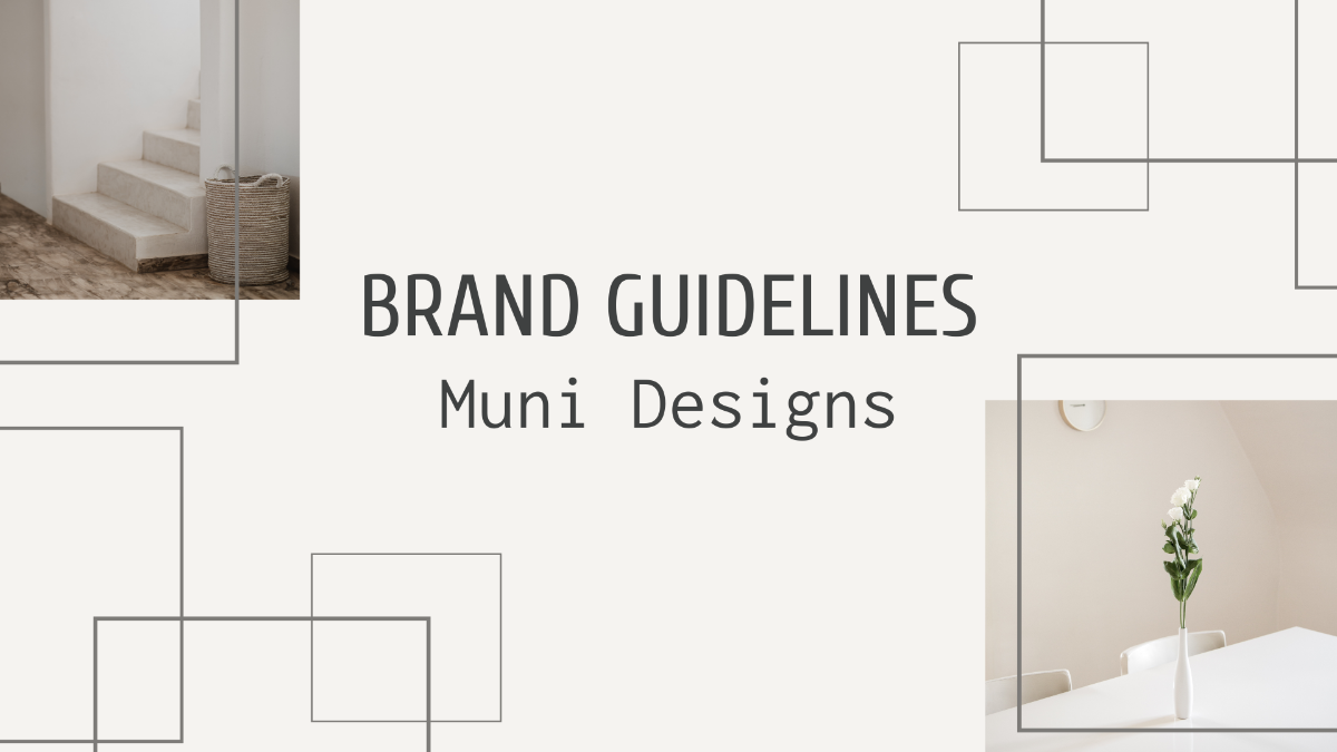 Free Modern Brand Guidelines Template