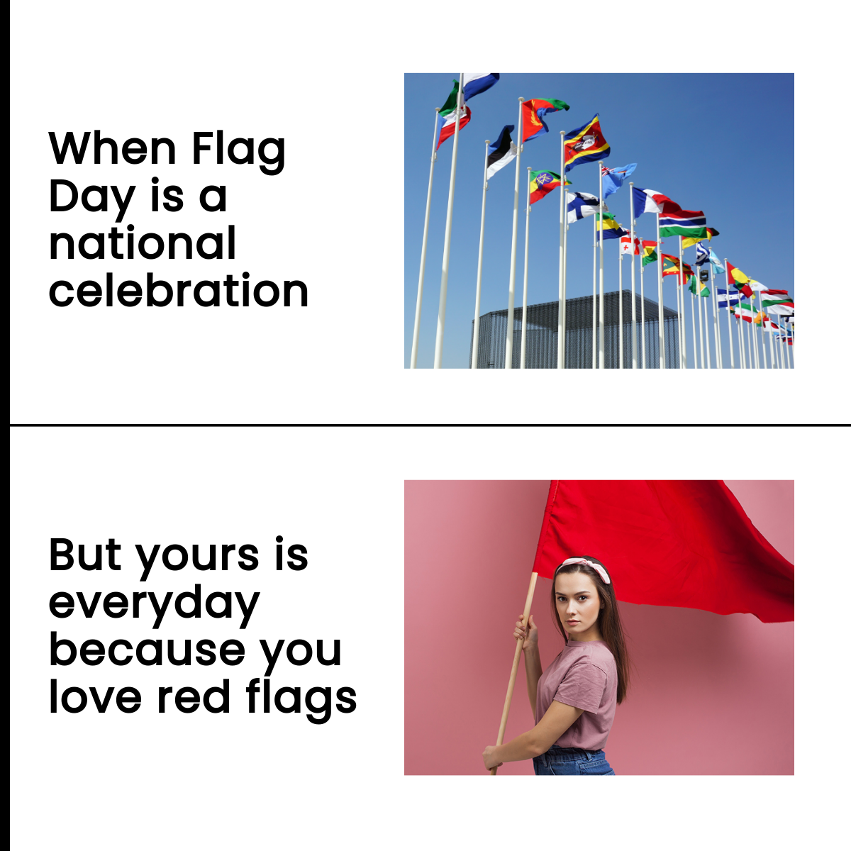Free Happy Flag Day Meme Template