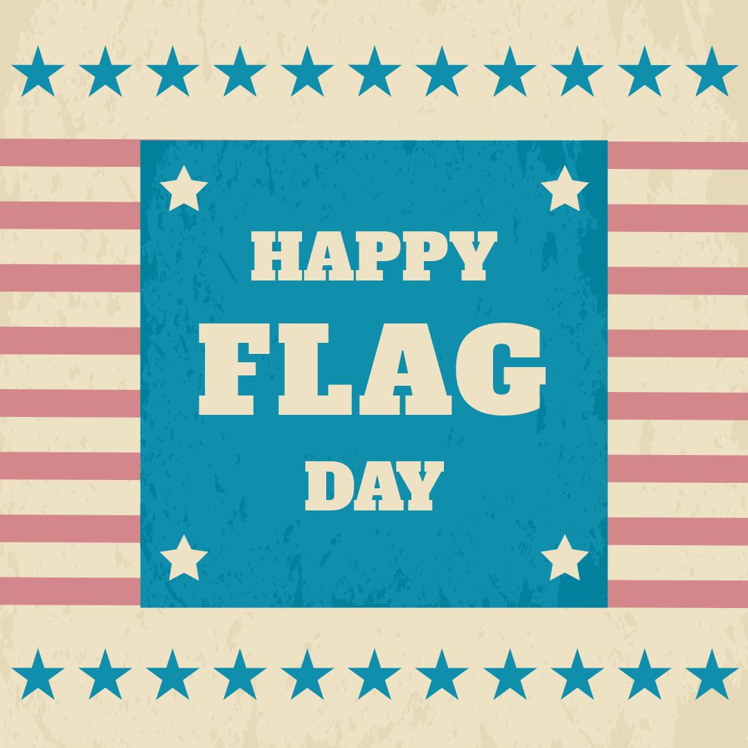 Free Vintage Happy Flag Day