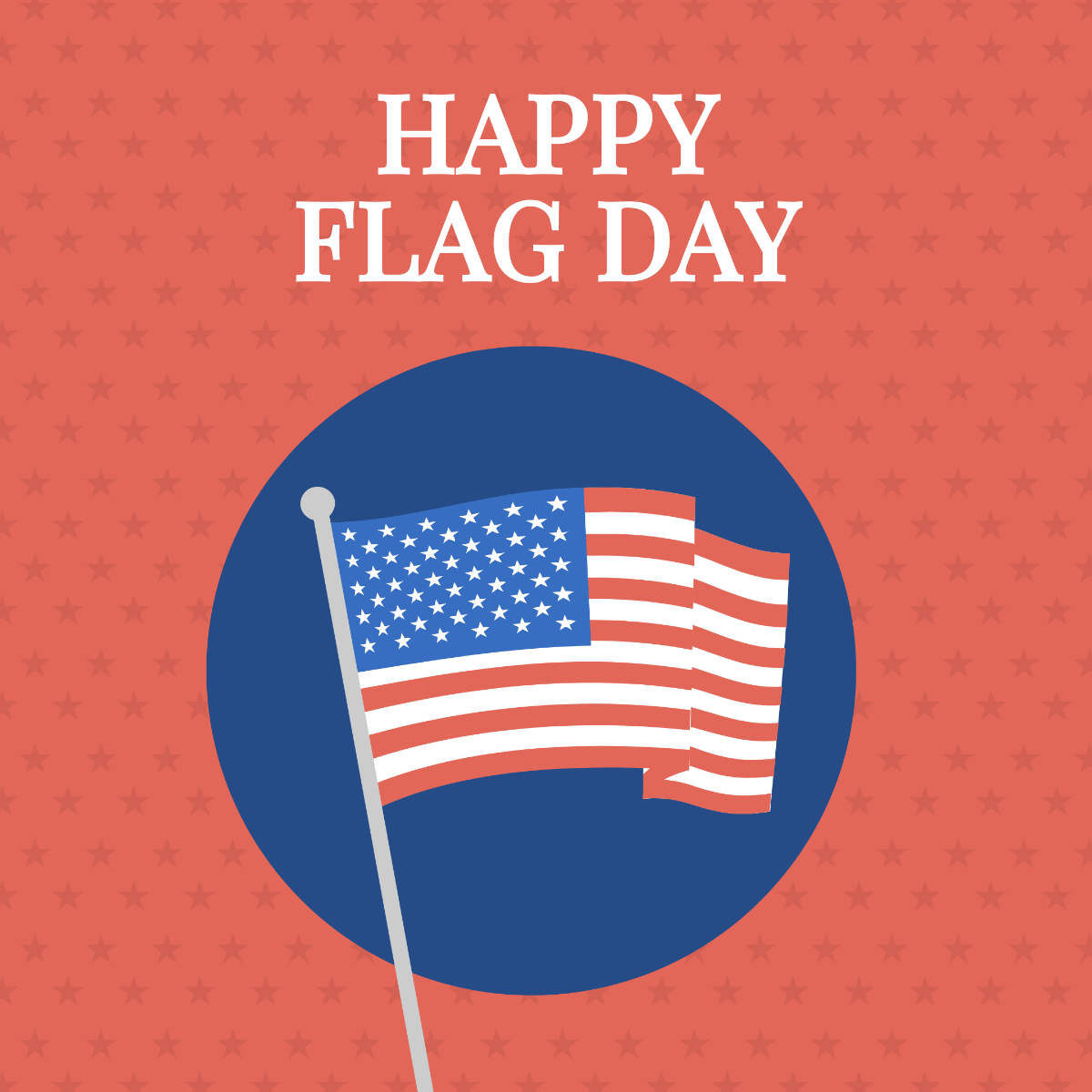 Happy Flag Day Image Template