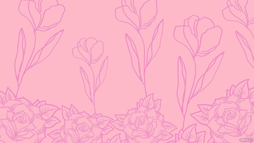 Free Pink Roses Background in JPEG