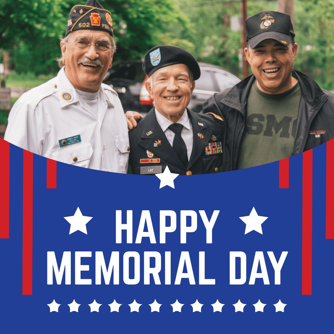 Free Military Happy Memorial Day - Download in PNG, JPG