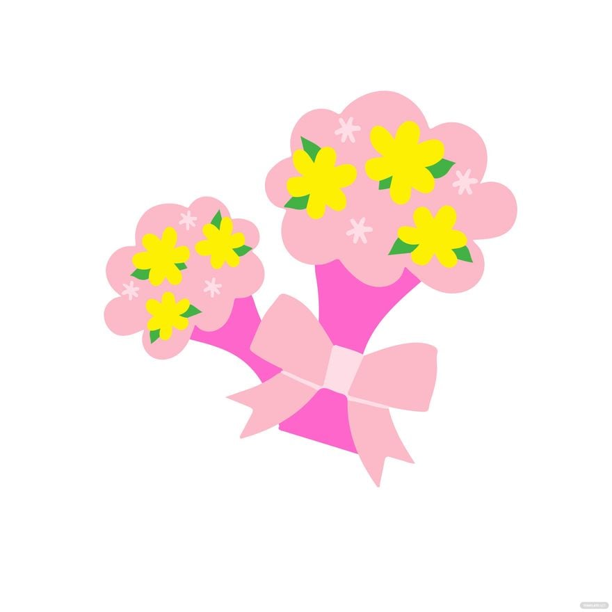 Free Floral Bouquet Clipart in Illustrator