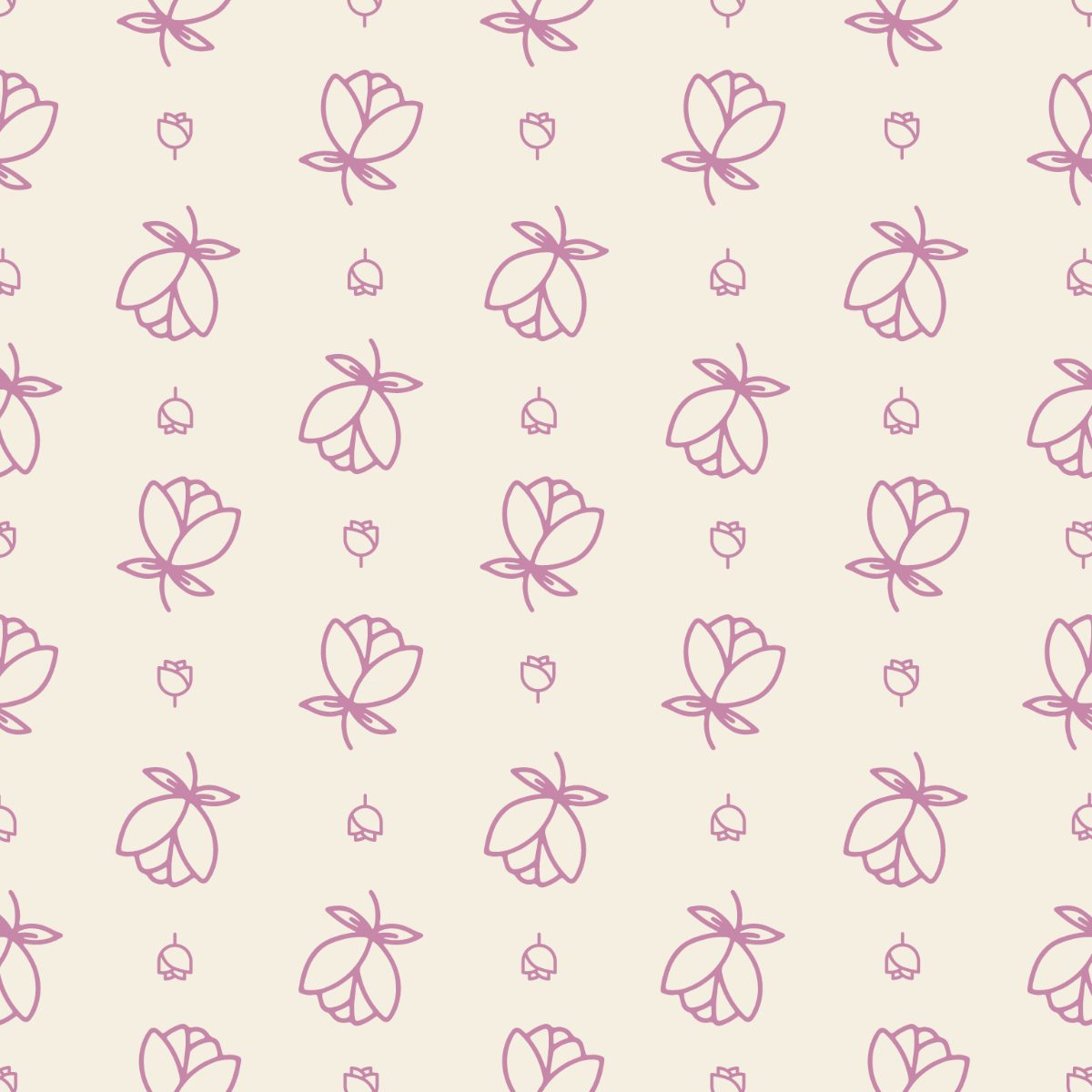 Floral Design Pattern Clipart Template
