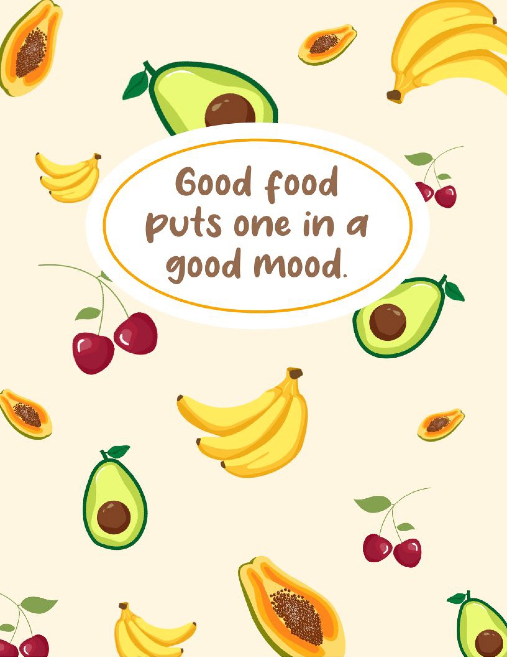 Food Binder Cover Template