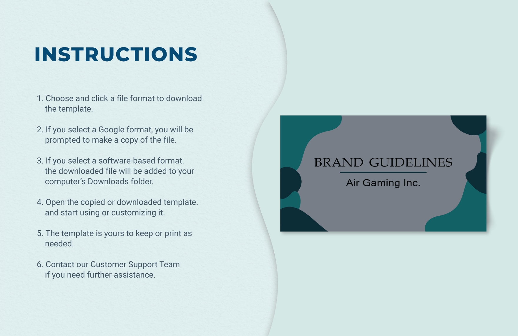 Company Brand Guidelines Template