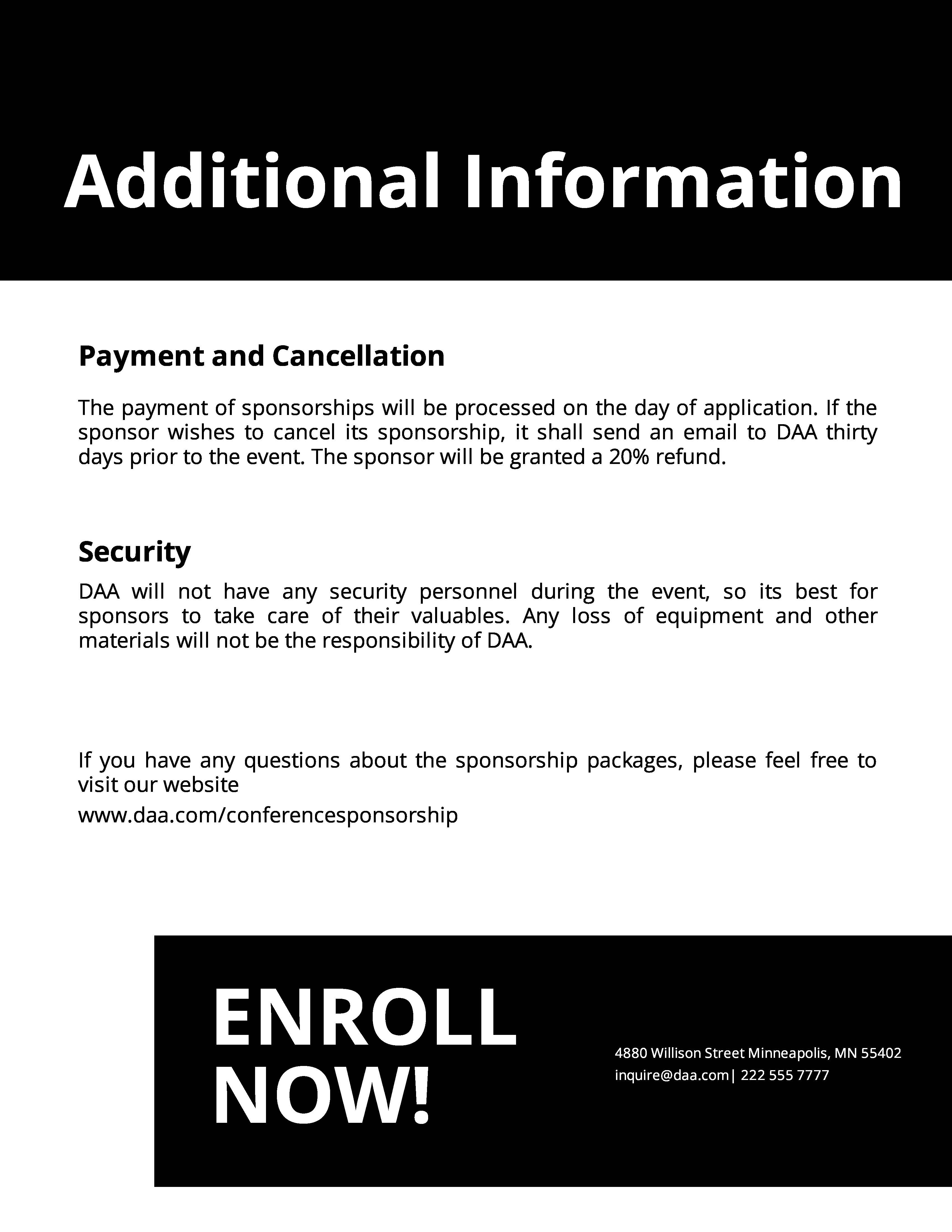 Free Conference Prospectus Template to Edit Online