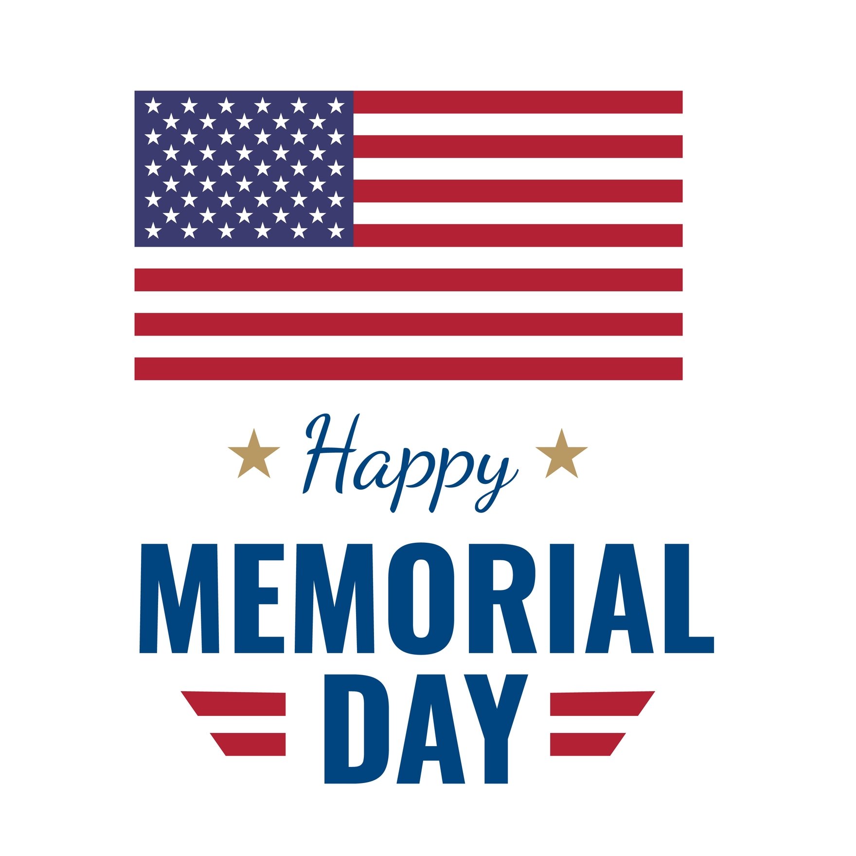 Free Happy Memorial Day Gif in Illustrator, EPS, SVG, JPG, GIF, PNG, After Effects