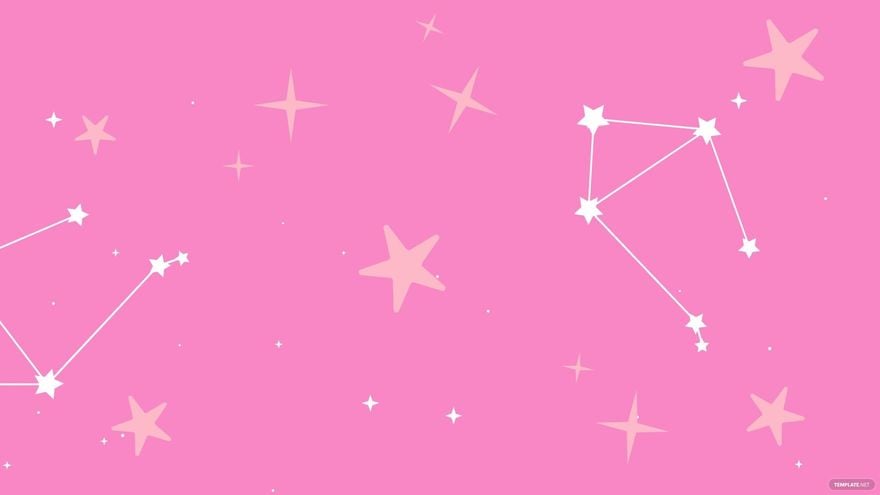 Pink Star Background