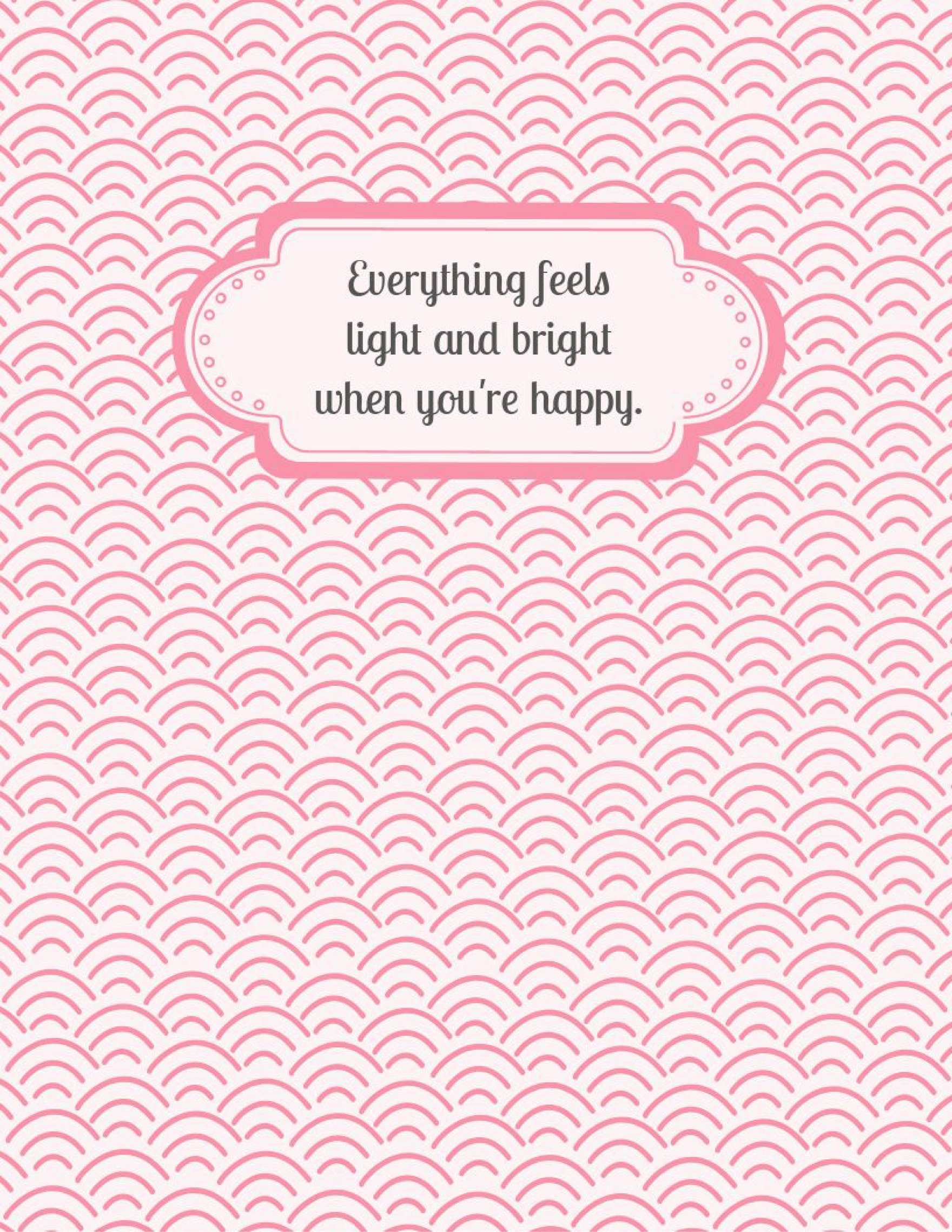 Pink Binder Cover Template