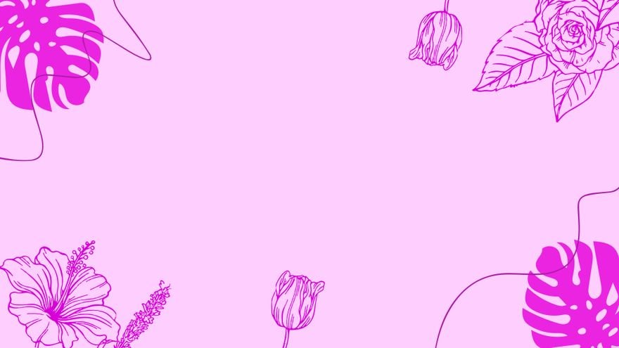Free Pink Flower Background