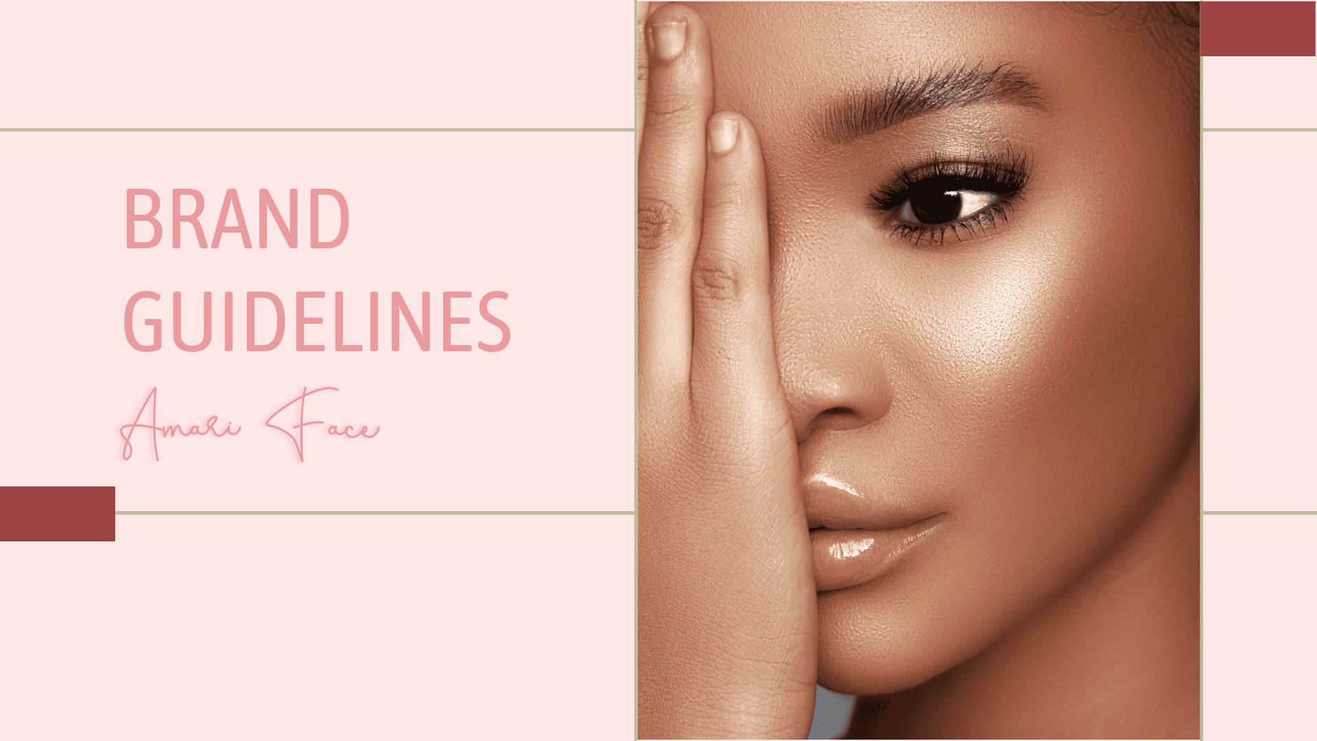 Beauty Brand Guidelines Template in Word, Google Docs, PDF