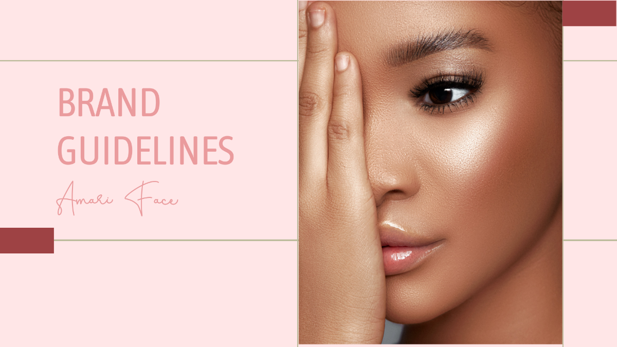 Free Beauty Brand Guidelines Template