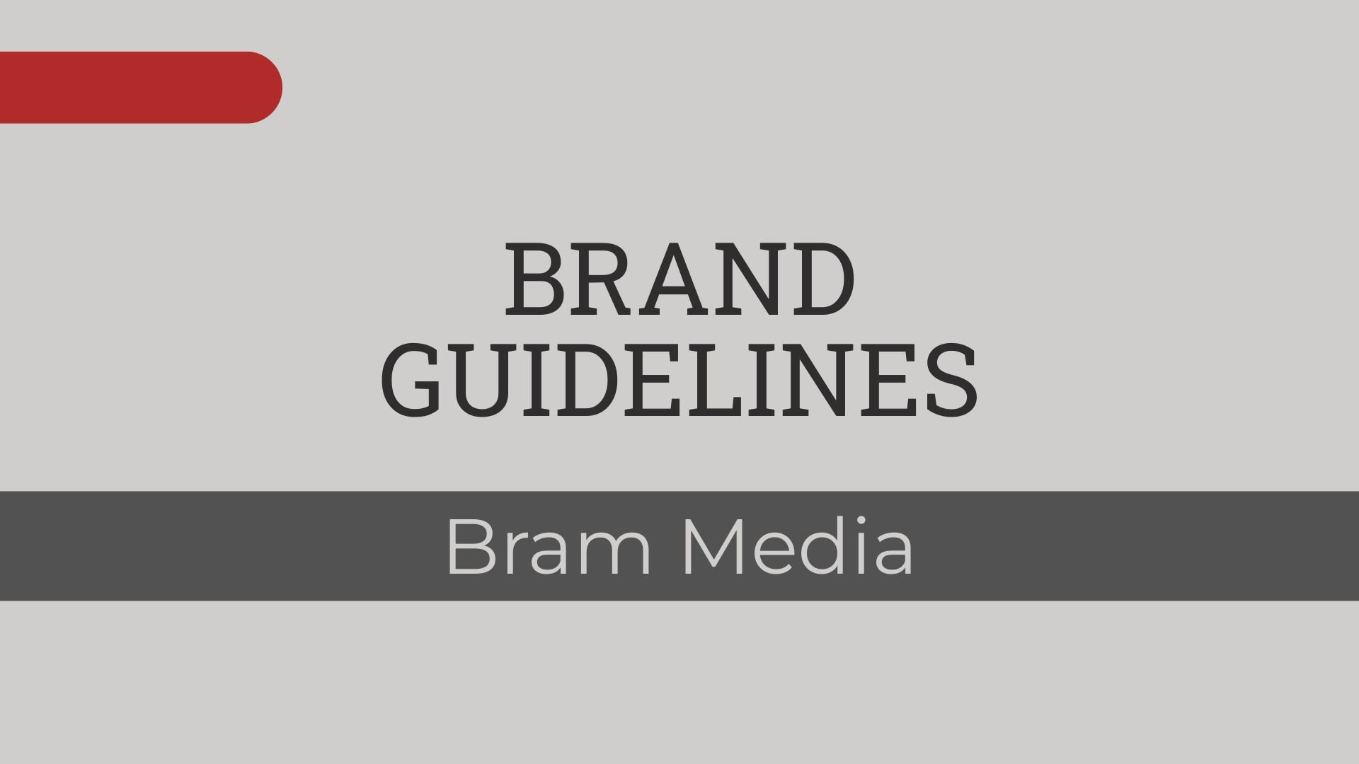 Marketing Brand Guidelines Template