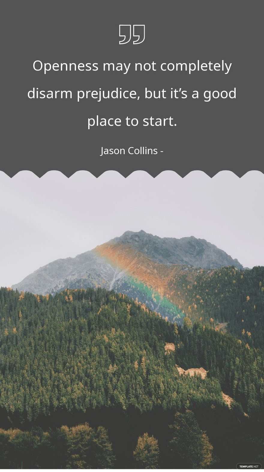 Jason Collins - Openness may not completely disarm prejudice, but it’s a good place to start.