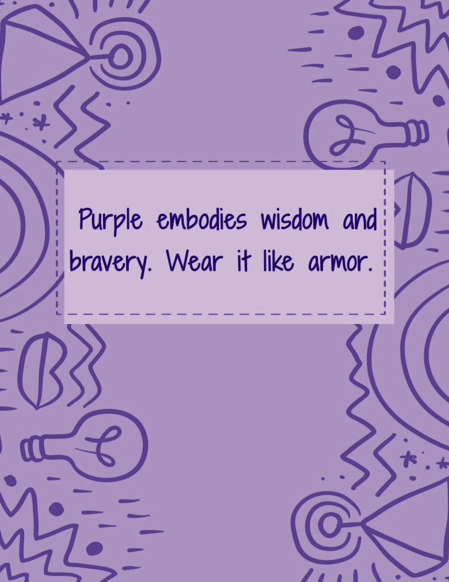 cute binder cover templates purple