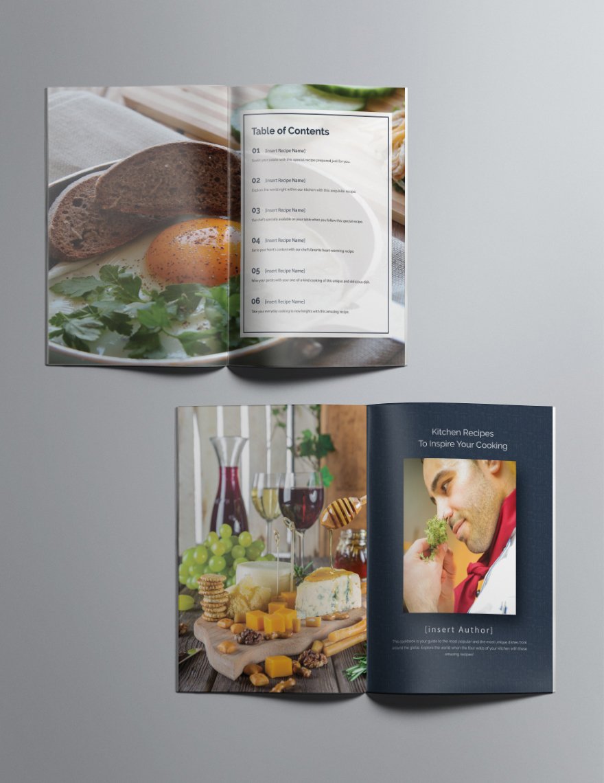 Printable Cookbook Catalog 