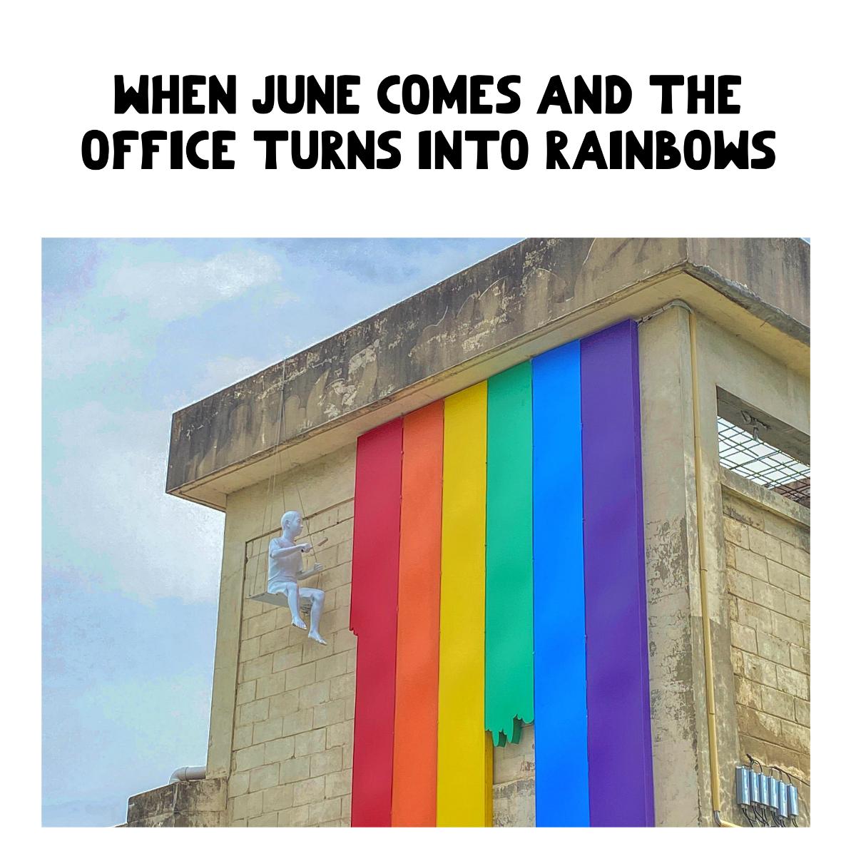 Office Pride Month Meme Template